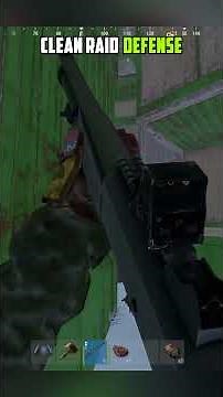 Unexpected Solo Raid Defense 🔥#shorts #rust #fyp #pip #rustpvp #rustgame