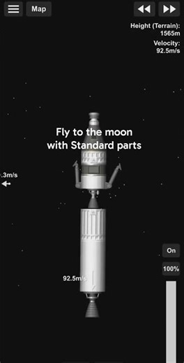 Earth - Moon with standard parts - #sfs