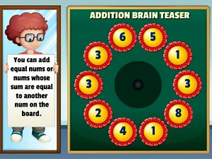 Play Addition Brain Teaser | Free Online Games. KidzSearch.com
