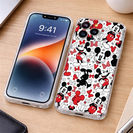 Mickey Phone Case Cute Cartoon Anime Samsung iPhone Couple Phone Case Christmas Halloween Gifts - Etsy
