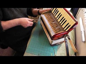 Accordion repair- what to do when a bellows strap is too short!