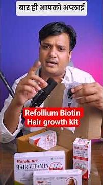 Best Hair Care Routine for Hair Growth | Stop Hair Fall Naturally | Healthy Hair Tips #Refolliumkit