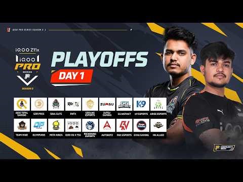 iQOO Pro Series Season 3 - Playoffs | Day 1#iQOOProSeries #iQOOZ11x #FreeFireMax