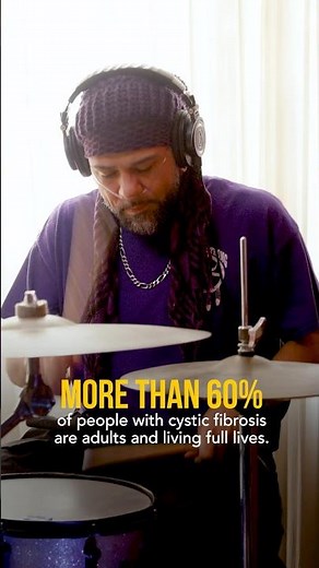 Today, more than 60% of people with cystic fibrosis are adults and are living full lives.