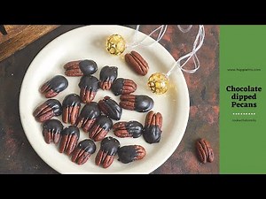 Chocolate Dipped Pecans | Chocolate Pecans | Pecan Candy