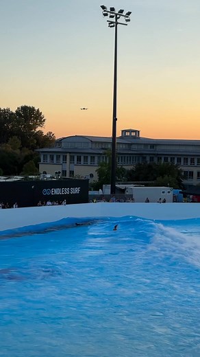 11K views · 171 reactions | Pro Skimboarder Scores Perfect Wave Pool in Front of a Crowd | Blair Conklin | Facebook