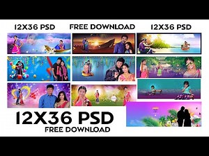 12x36 Creations | PSD Album Backgrounds | Karizma Backgrounds | Album Design | Wedding designs