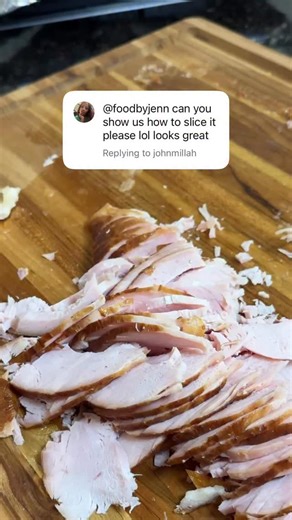 Jenniabs 🥩 FOOD & KITCHEN CONTENT CREATOR on Instagram: "It’s easier than it looks, I know cutting an entire turkey can be intimidating. #smokedturkey"
