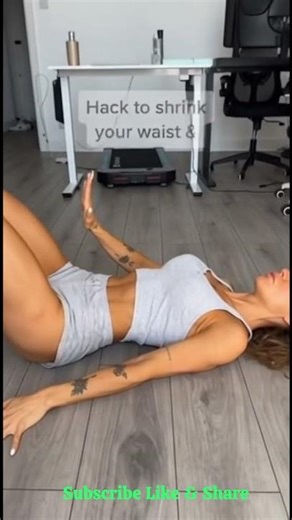 What TONE Exercises Can Help SHRINK Your Waist? #fitness #workout #women #shortvideo