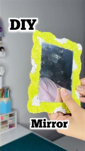 DIY tissue art mirror😱 #diy #shorts #youtubeshorts ‪@itspriyanjalisingh‬