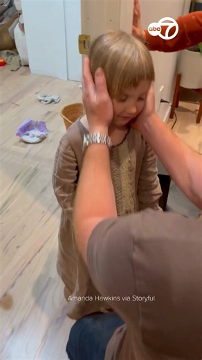 A family in Crescent City, California, had a hilarious moment when their daughter gave herself an extreme, uneven haircut after being tucked in for the night. “I went to check on my youngest daughter to ensure that she was asleep and when I encountered her, I immediately brought her to my husband in disbelief that she had butchered her hair this way,” Hawkins told Storyful. “It ended up being a pretty comical moment for our family.” Footage filmed by Amanda Hawkins shows the then three-year-old 