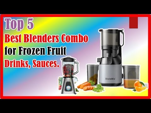 ✅Best Blenders Combo for Frozen Fruit Drinks, Sauces | Top 5 | 2025