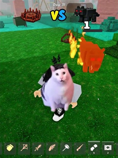 Testing the New Volcanic Bear Trap 🌋#roblox #99nightintheforest #shorts