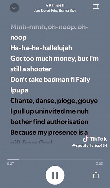 Joé Dwèt Filé & Burna Boy - 4 Kampé Lyrics Overview