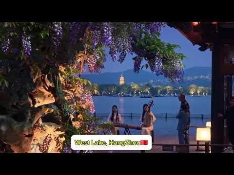 West Lake at Night, romantic Hangzhou, China 🇨🇳