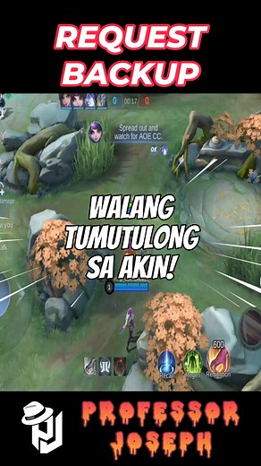 Request backup pero walang tumulong. Only junglers can relate dito. #MLBB #MobileLegendsBangBang #mobilelegends #professorjoseph | Professor Joseph