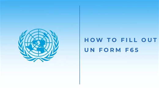 How to fill out UN Form F65