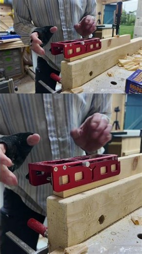 Hand Cut or Jig Cut. Enjoywood Door Hinge Jig. #woodworking
