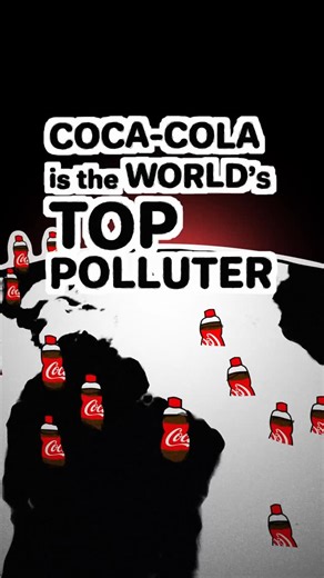 Watt Meber on Instagram: "Coca-Cola is the world’s top polluter Of branded plastic products Coca-Cola creates >3 million tons Of plastic packaging every year About 200,000 bottles per minute In 2023, a global audit found Coca-Cola waste in 40 countries More than any other brand Coca-Cola has lobbied against Recycling and container deposit systems For returning their empty bottles Coca-Cola promised to make 25% of its packaging from Recycled or renewable materials But never reached their goal Coc