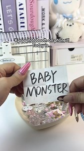 Monstiez‘s sign to try new bm frames rn!!\t#babymosnter #photobooth #frame #japantiktok #fypシ゚viral