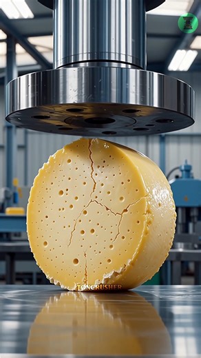 Hydraulic Press vs Cheese 🧀 | Satisfying Crush 😱🔥