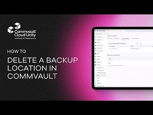 How to Delete a Backup Location in Commvault | Safe Deletion, Approvals & Storage Cleanup Tutorial
