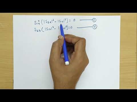 Four port network analysis using S-parameters by Prof. Niraj Kumar VIT Chennai
