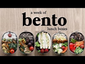 Bento boxㅣmaking Japanese inspired packed lunches for a week (mealprep friendly vegan recipes!)