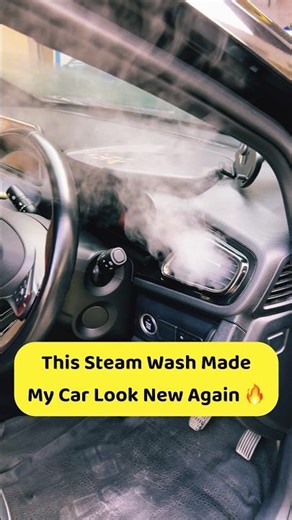 Extreme Dusty Car Deep Clean with Steam | steam car wash