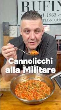 CANNOLICCHI ALLA MILITARE #chefrufini #ricette