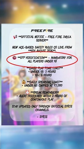 New rule ff #freefire #garenafreefire #freeefirenewevent