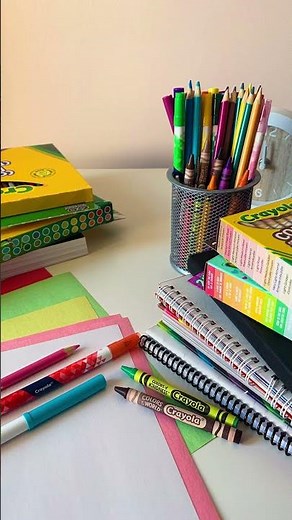 Craft Supplies #school #schoolsupplies #craft #markers #art #crayons #create #stopmotion #crayola