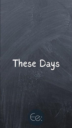 These Days 📅 What Does It Mean? English Explained #phrases #expression #meaning #idioms #esl #tips
