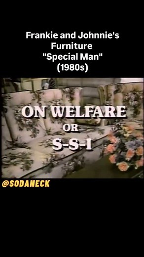 Sodaneck on Instagram: "In the vibrant local advertising scene of 1980s New Orleans, Frankie and Johnnie’s Furniture etched its name into pop culture history with the unforgettable “Special Man” commercials. Featuring store owner Frank Trapani and the iconic Lester Love Sr. as the confident, cape-clad hero, these spots reassured viewers that anyone—even with “bad credit, no credit, or on a fixed income”—could furnish their home with just $50 down. The legendary exchange—“Let her have it!” “She’s