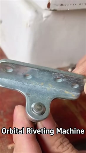 Precision Radius Forming with Orbital Riveting: Elegant Strength in Every Curve#rivet #machine