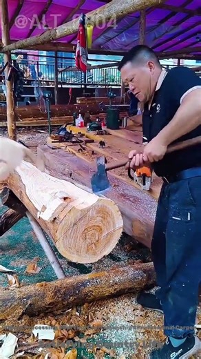#Wood Processing #Carving Craftsmanship #Professional Carpenter #Carpenter's Daily Work #I#fa67e