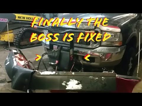 Boss V Plow Fixing The Motor Chatter