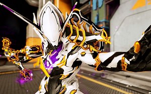 【Warframe】电男Volt新工坊皮 紫雷配色