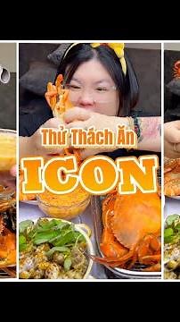THỨC ĂN THEO ICON CON CUA 🦀🦀| HOÀNG LAM FOODIE