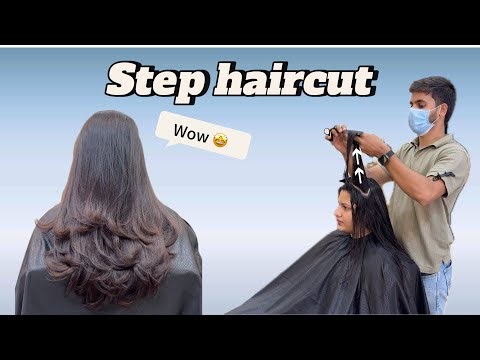 How to cut a perfect step cut | full video | haircut
