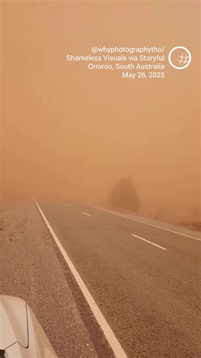 1.5K views · 19 reactions | Red dust swallowed parts of South Australia as wild weather whipped up dirt across the state on Monday, May 26. https://www.weatherandradar.com/weather-map?center=-28.86,-224.8&zoom=4.49&layer=gr | Weather & Radar International | Facebook