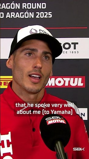 Xavi Vierge opens up about his move to Yamaha 🎙️ | 2025 #AragonWorldSBK 🇪🇸