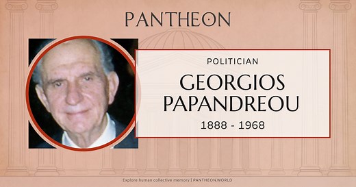 Georgios Papandreou Biography | Pantheon