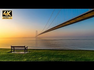 Springtime Riverside Walk to the Humber Bridge | HUMBER ESTUARY, ENGLAND.