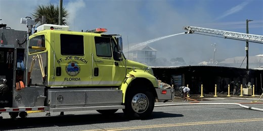 Local businesses burn in Cape San Blas fire