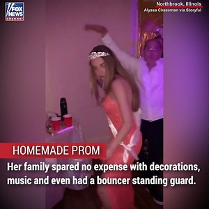 109K views · 1.2K reactions | An Illinois family teamed up to throw an amazing homemade prom for their graduating senior. | Fox News | Facebook