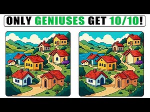 Spot the Difference Challenge – Only Geniuses Get 10/10 ! | Spot The Difference