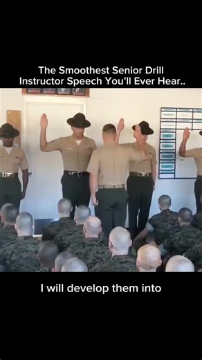 The Smoothest Senior Drill Instructor Speech You’ll Ever Hear..#MarineCorps #Marines