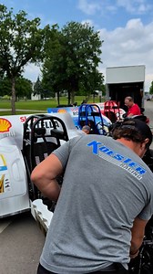 Adam and Dan prepping for an interview. | Beer Money Pulling Team