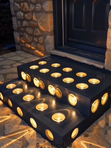 Glass Bottles Epoxy = Stunning Luxury Garden Steps! #EpoxyResin #DIYProjects #GardenDesign #OutdoorDecor #ConcreteDesign